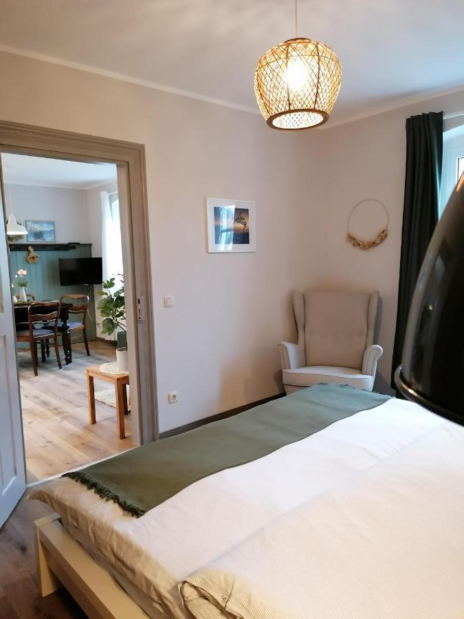 Urlaubsfreude Biedermann Haus Gluecksstein Ferienwohnung Smaragd Bad Schandau Esterno foto