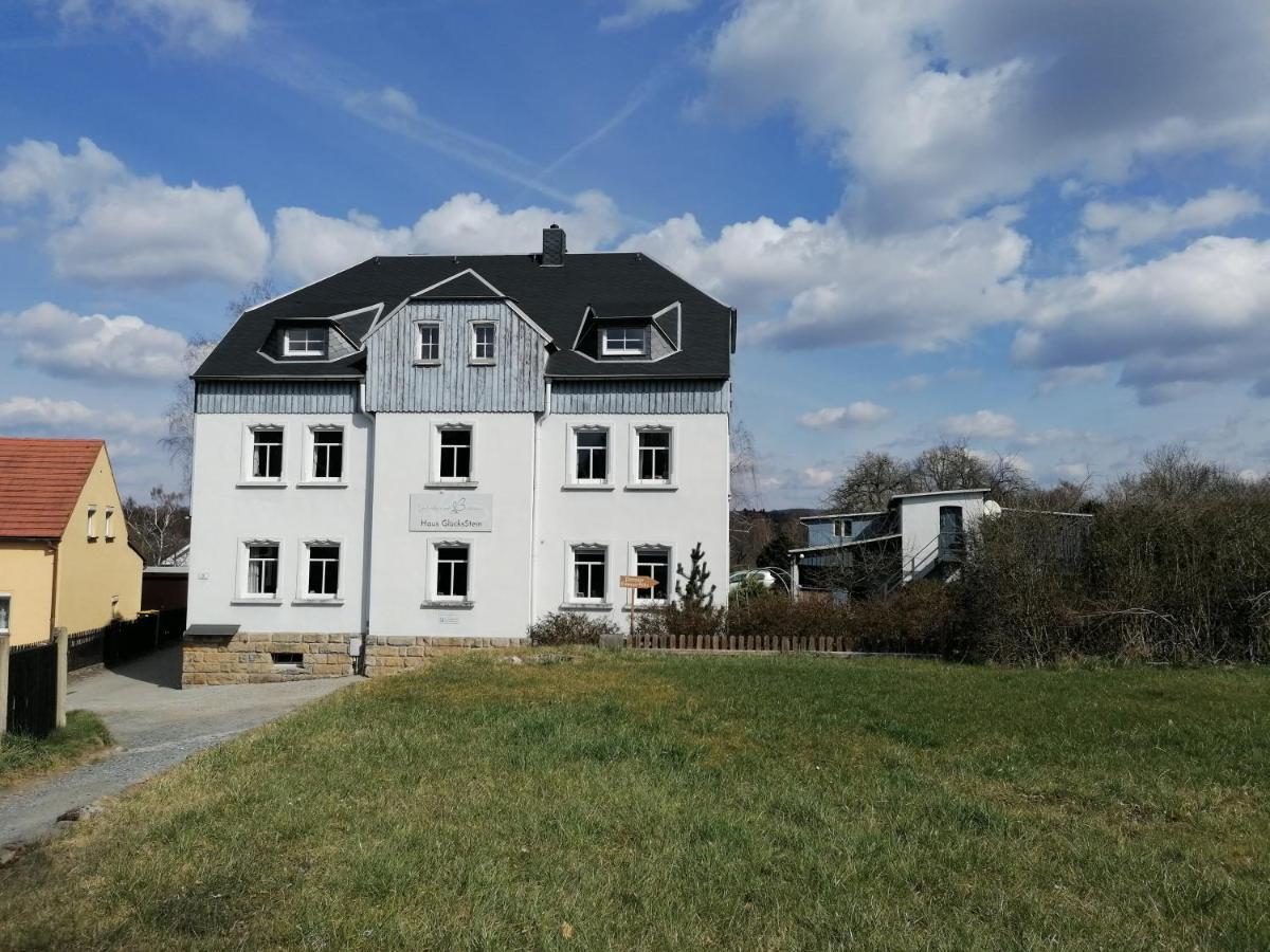 Urlaubsfreude Biedermann Haus Gluecksstein Ferienwohnung Smaragd Bad Schandau Esterno foto